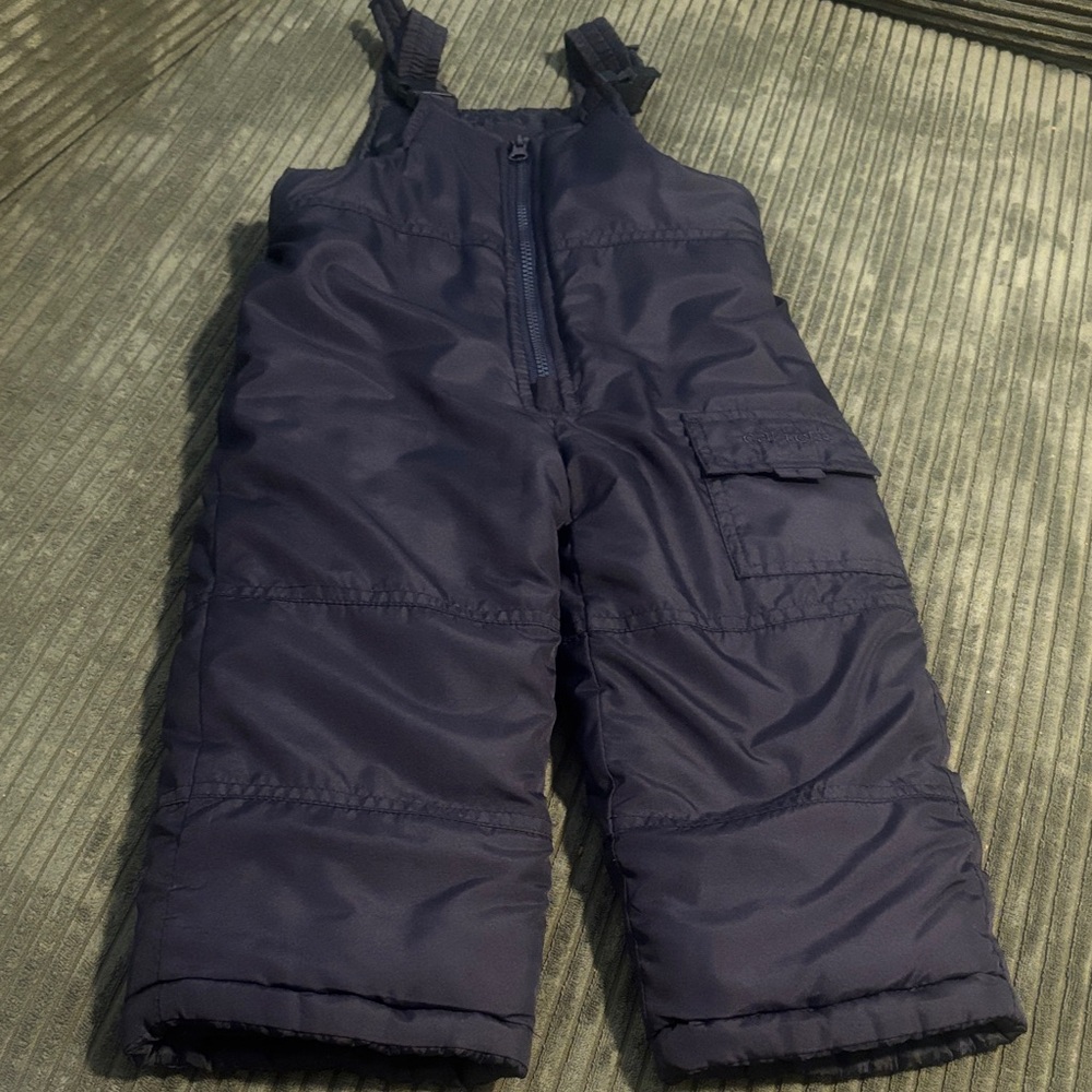Carter's Dark Blue Kids Snow Bibs